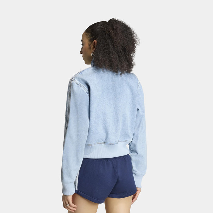 Firebird Denim Tracktop Womens Jacket (Light Denim)