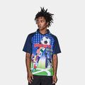 Flags Mens Jersey (Multicolor/Black)