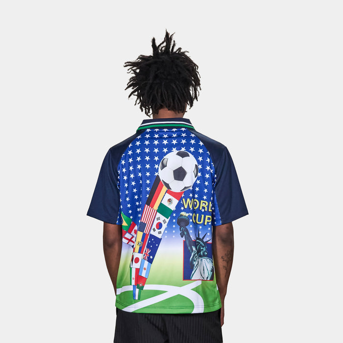 Flags Mens Jersey (Multicolor/Black)