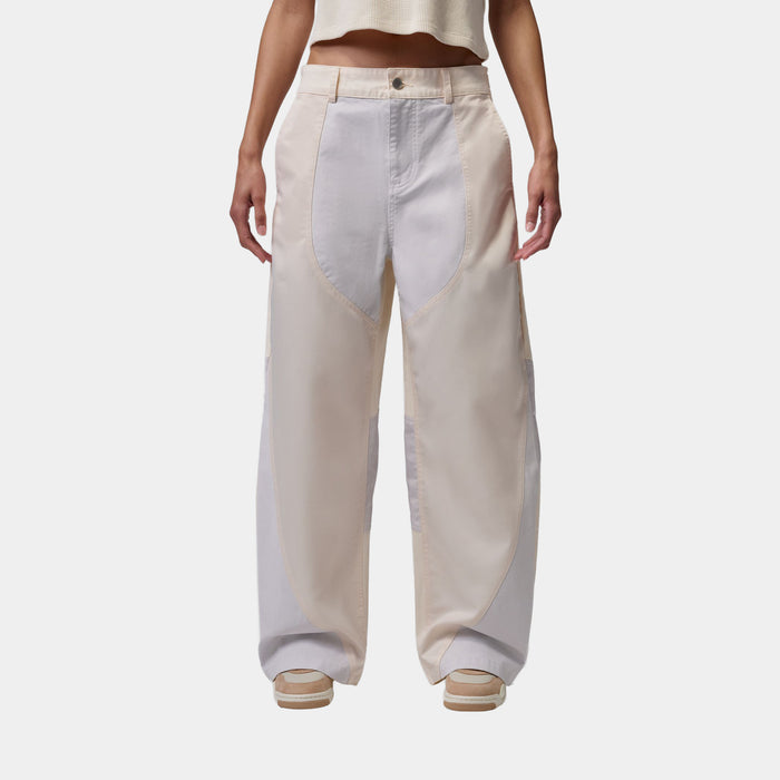 Flight '91 Wide Leg Baggy Womens Pants (Chalk/Vast Grey)