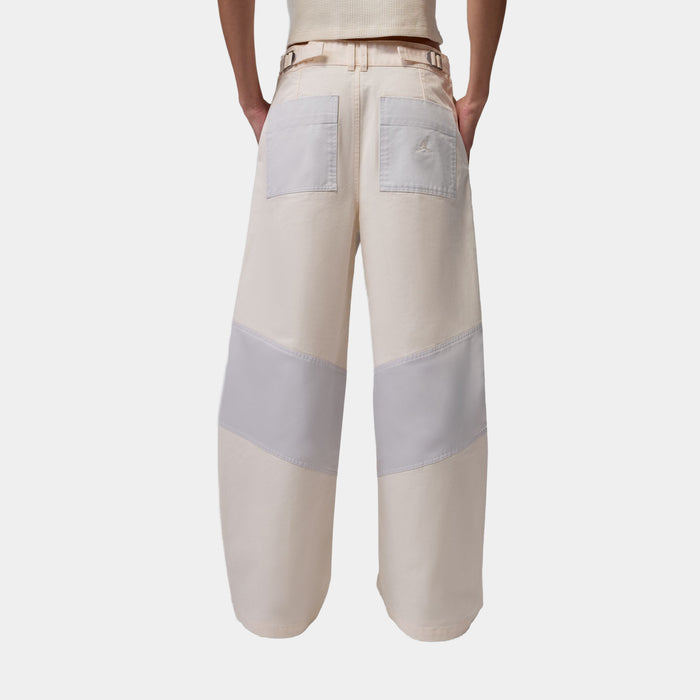 Flight '91 Wide Leg Baggy Womens Pants (Chalk/Vast Grey)