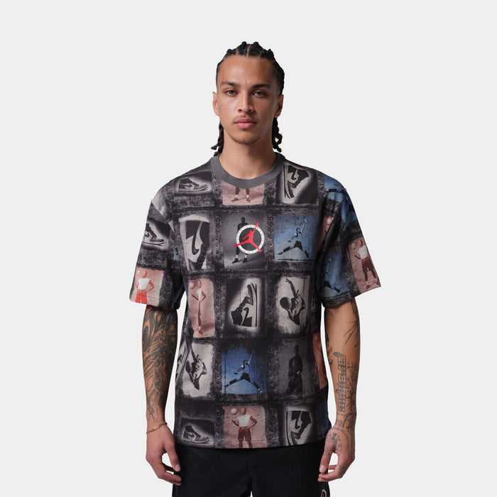 Flight Club All Over Print Mens Short Sleeve Shirt (Sail)