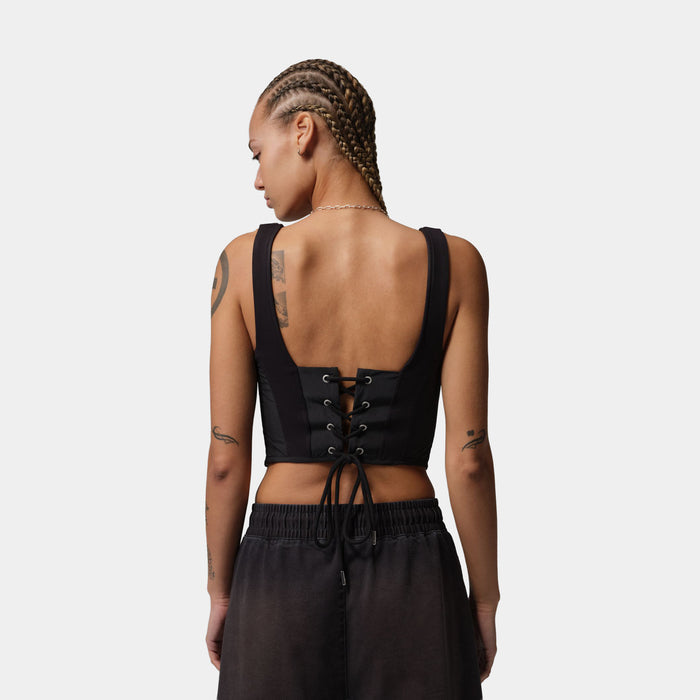 Flight Club Womens Corset (Black/Black)