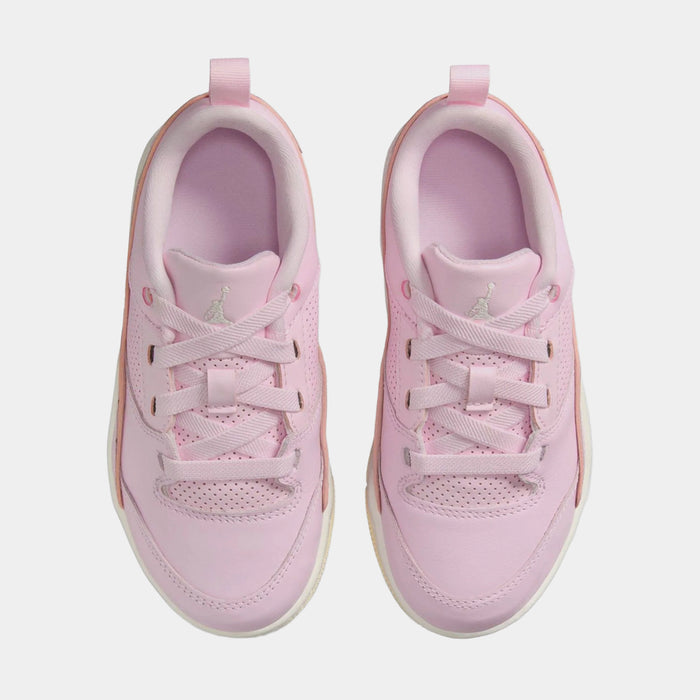 Jordan Flight Court Pink Foam Preschool Lifestyle Shoes (Pink Foam/Muslin/Sail)