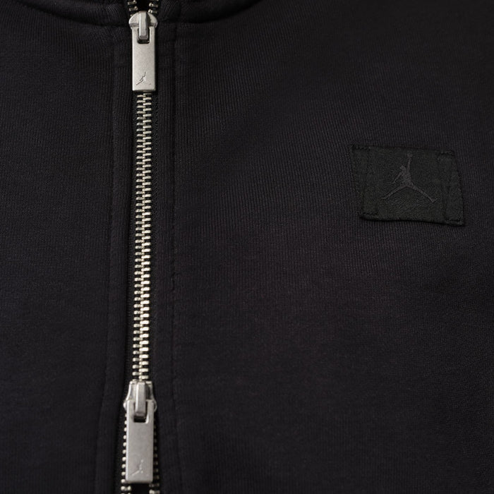 Flight Fleece French terry Full Zip Womens Jacket (Black/Dark Smoke Grey)