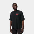 Flight Mens Short Sleeve Shirt (Black/University Red)