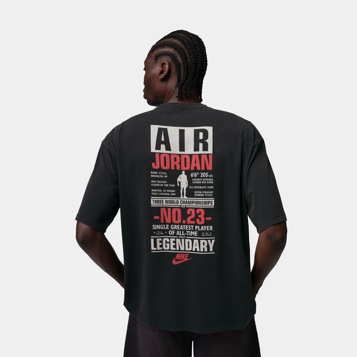 Flight Mens Short Sleeve Shirt (Black/University Red)