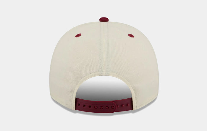 Florida State Seminoles Arched 950AF Snapback Mens Hat (White/Red)