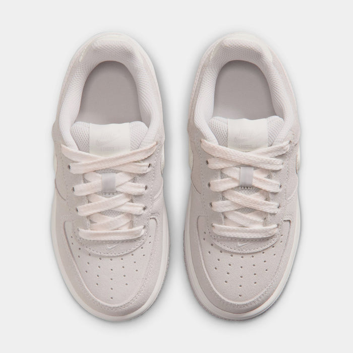Force 1 Low Preschool Lifestyle Shoes (Vast Grey/Sail)