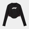 Formula 1 75 Years Corset Womens Long SLeeve Shirt (Puma Black)