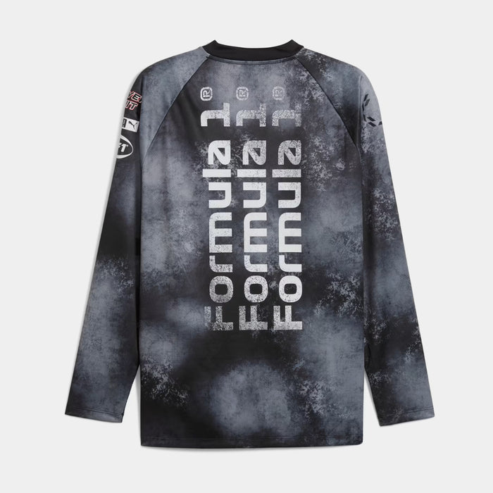 Formula 1 Motorsports Mens Long Sleeve Shirt (Puma Black)