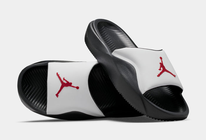Franchise Slides Mens Sandals (White/Black/Gym Red)