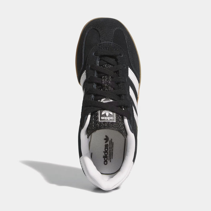 Gazelle Indoor Preschool Lifestyle Shoes (Black/Cloud White/Gum)