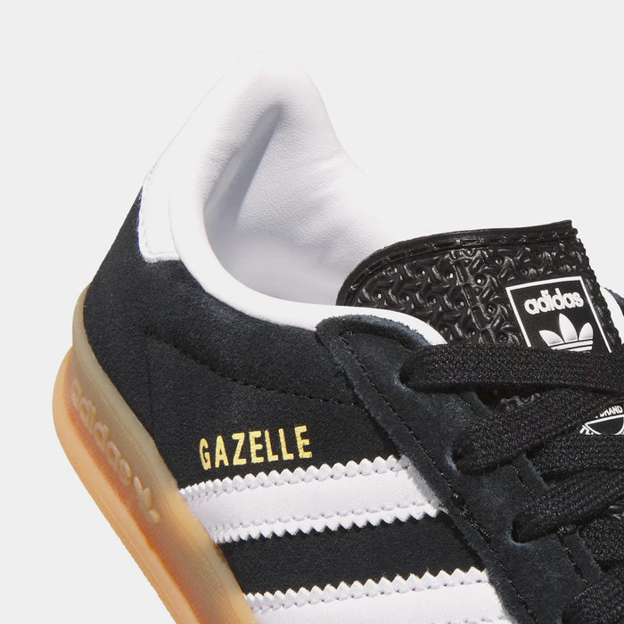 Gazelle Indoor Preschool Lifestyle Shoes (Black/Cloud White/Gum)
