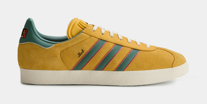 Gazelle Jamaica x Bob Marley Mens Lifestyle Shoes (Bold Gold/None/Pure Ruby)