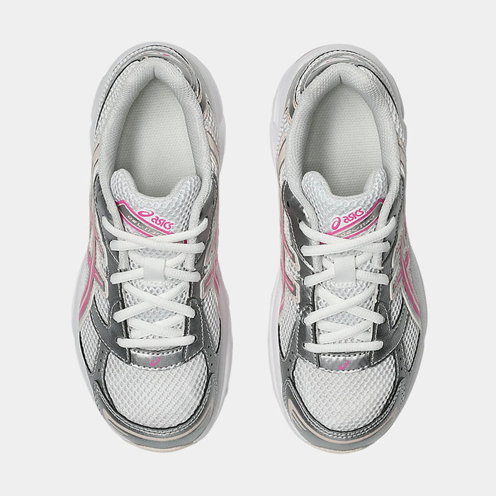Gel 1130 Grade School Running Shoes (White/Dragon Fruit)