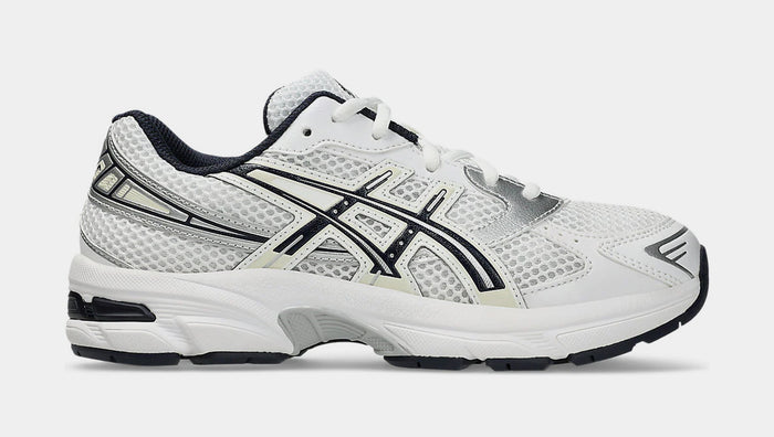 Gel 1130 Grade School Running Shoes (White/Midnight)