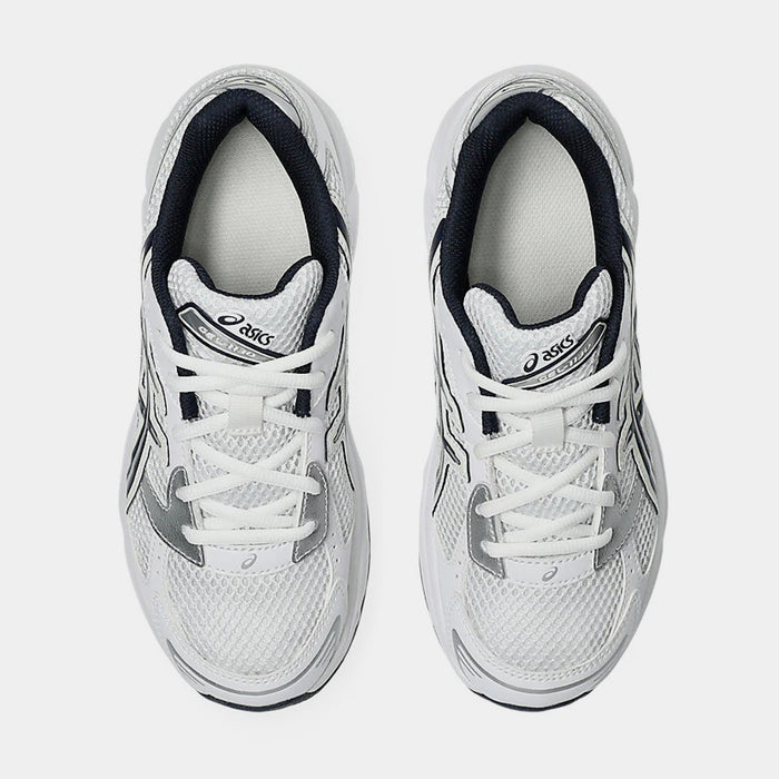 Gel 1130 Grade School Running Shoes (White/Midnight)