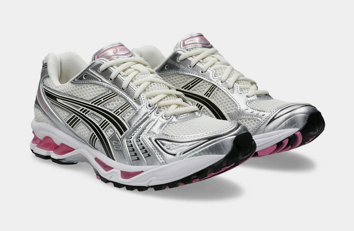 Gel Kayano 14 Mens Running Shoes (Cream/Sweet Pink)