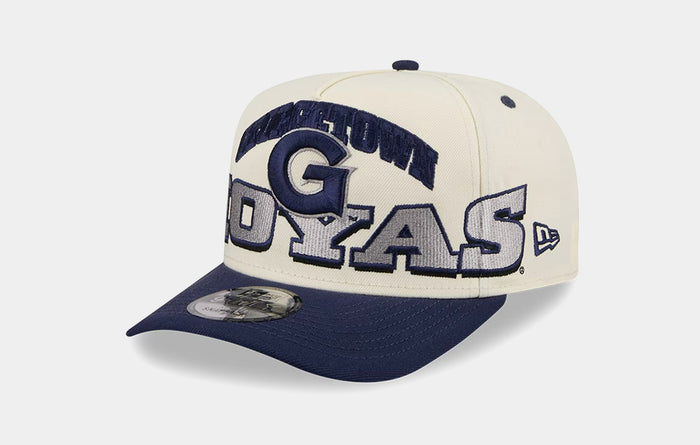 Georgetown Hoyas Arched 950AF Snapback Mens Hat (White/Navy)