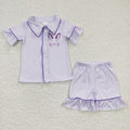 Girls bunny print Easter pajamas   GSSO0144