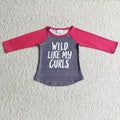Girls long sleeve Tee shirts   6 A7-18