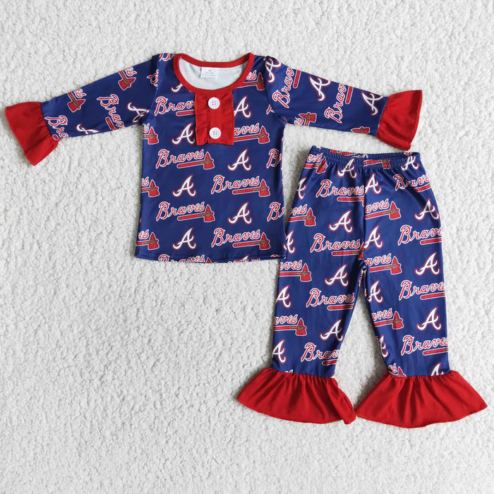 Girls long sleeved pajamas