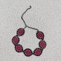 Girls Western Hotpink chains turquoise belts GB0009