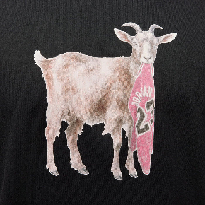 Goat Mens Short Sleeve Shirt (Black/White)