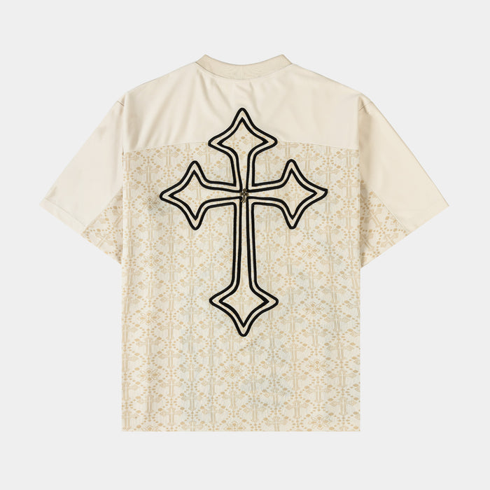 God's Favorite Mesh Womens Jersey (Cream/Black)
