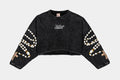 God's Favorite Washed Womens Long Sleeve Shirt (Black/Pink)