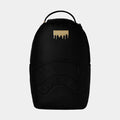 Gold Brick Luxe Mens Backpack (Black/Gold)