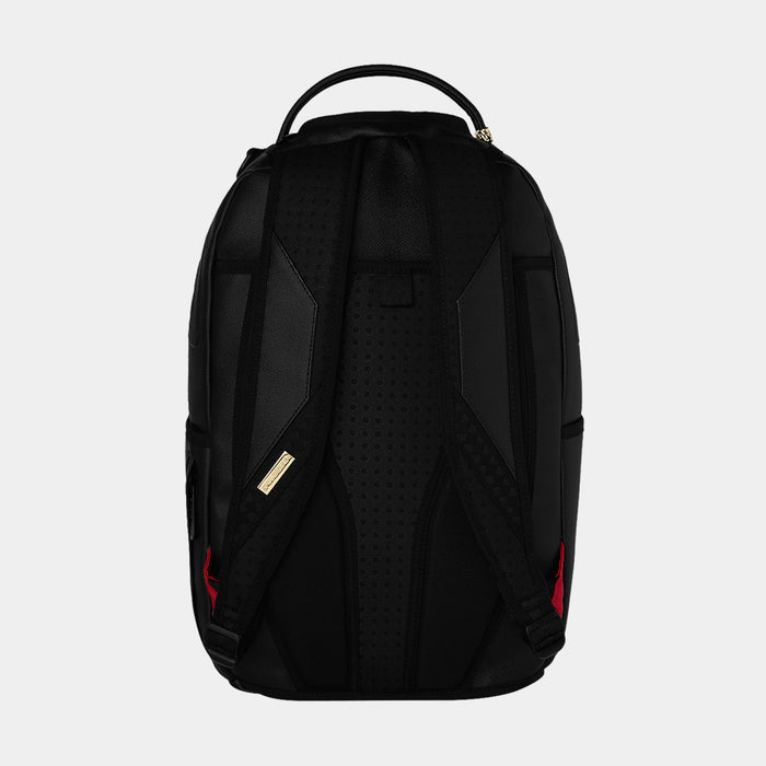 Gold Brick Luxe Mens Backpack (Black/Gold)