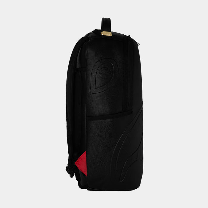 Gold Brick Luxe Mens Backpack (Black/Gold)