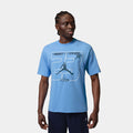 Graphic Mens Short Sleeve Shirt (University Blue)