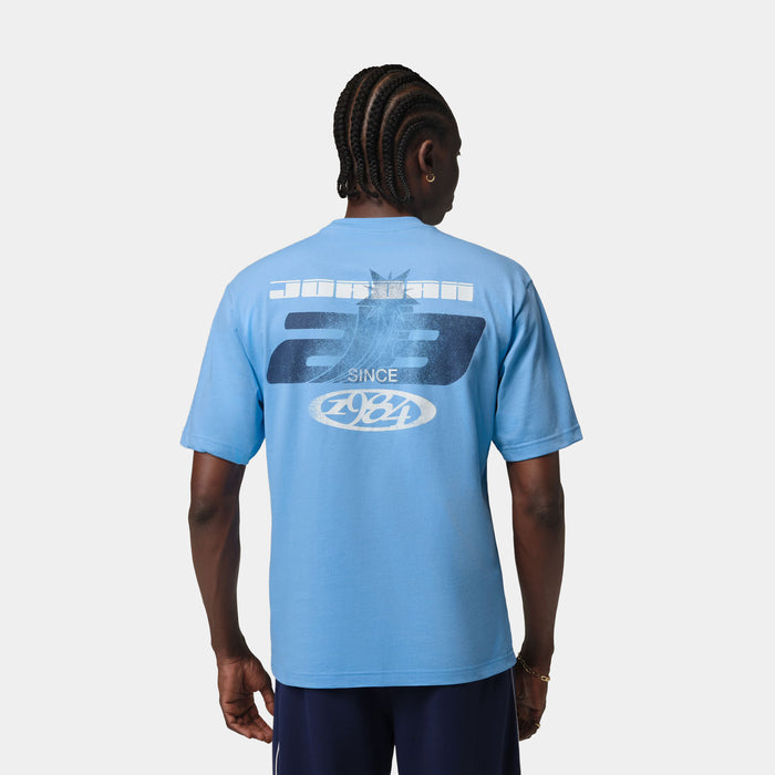 Graphic Mens Short Sleeve Shirt (University Blue)