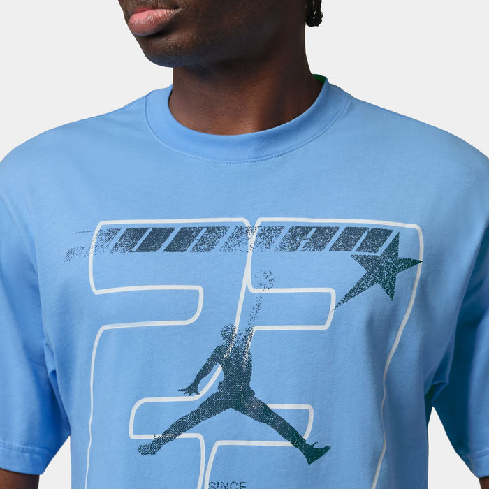 Graphic Mens Short Sleeve Shirt (University Blue)