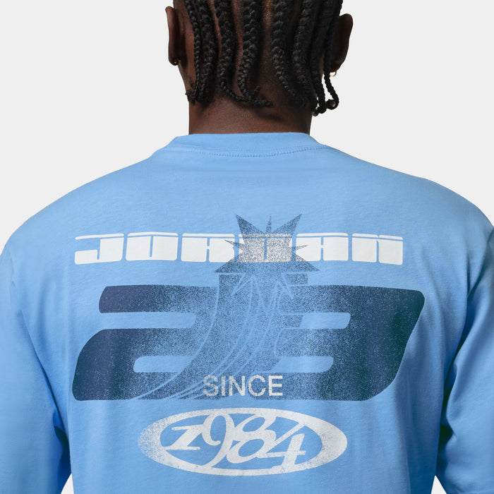 Graphic Mens Short Sleeve Shirt (University Blue)
