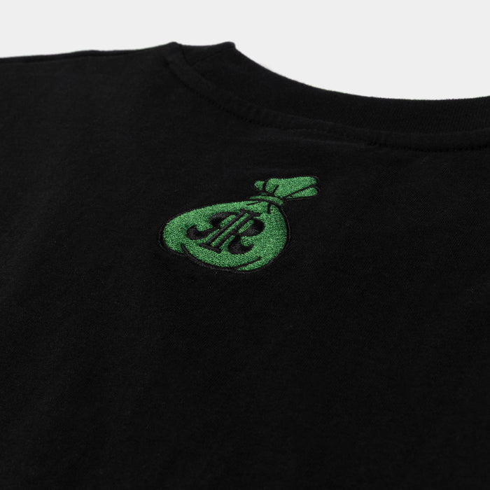 Green Skulls Men Short Sleeve Shirt (Black/Green)