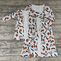 GT0043 Ghost Flower Print Woman Halloween Jackets Cardigans Top