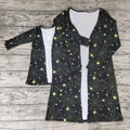 GT0047 Web Print Woman Halloween Jackets Cardigans Top