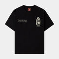 Guadalupe Mural Mens Short Sleeve Shirt (Black/Gold)