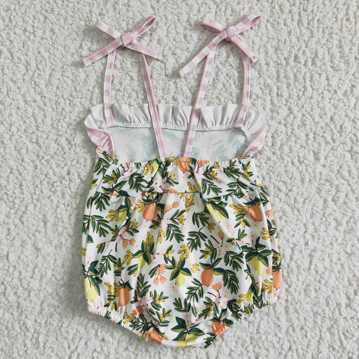 Halter baby girls romper  SR0030