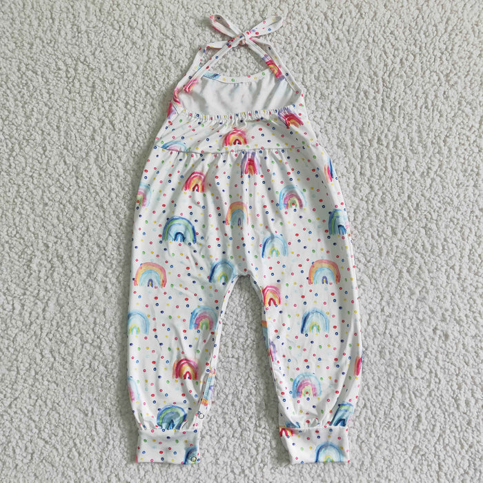 Halter rainbow summer jumpsuit  SR0050