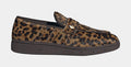 Handball Spezial Loafer Leopard Womens Lifestyle Shoes (Magic Beige/Core Black/Dark Brown)