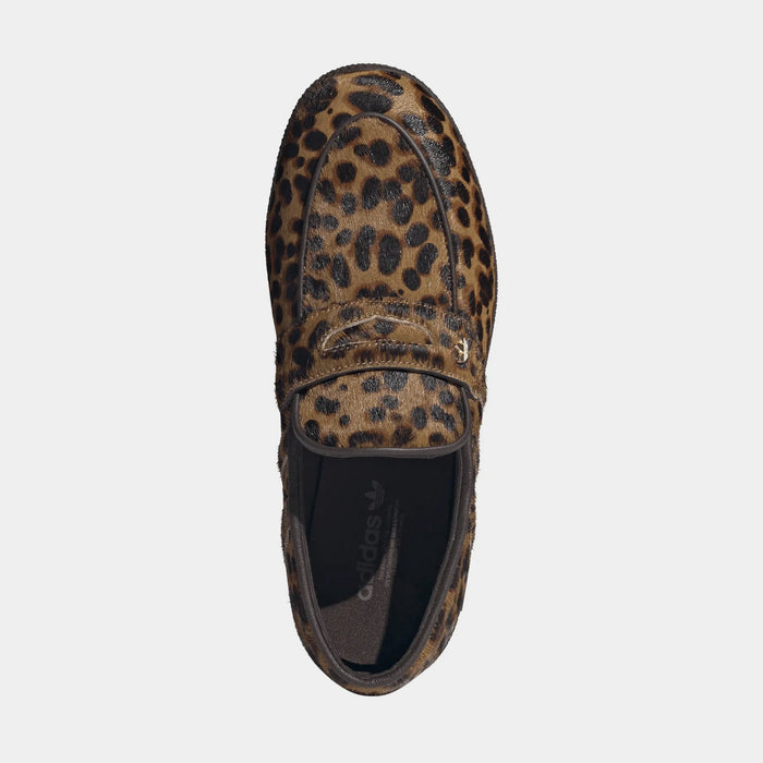 Handball Spezial Loafer Leopard Womens Lifestyle Shoes (Magic Beige/Core Black/Dark Brown)