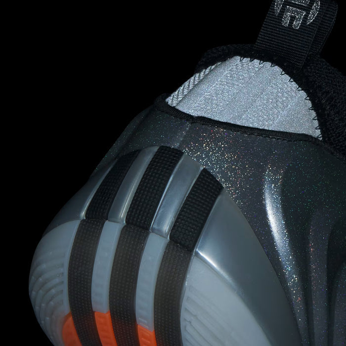 Harden Volume 10 All Star Mens Basketball Shoes (Silver Metallic/Core Black/Lucid Orange)