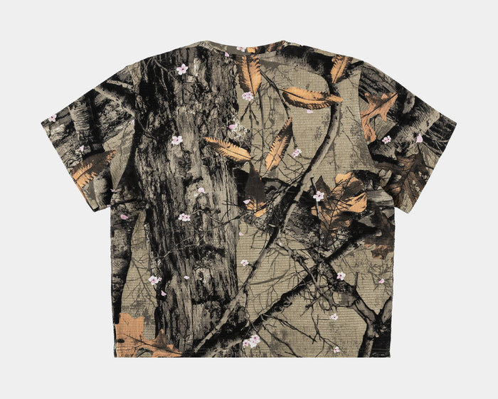 Hardwoods Thermal Womens Short Sleeve Shirt (Brown/Green)