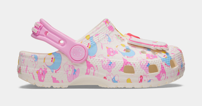 Hello Kitty And Friends Pastel Classic Clog Infant Toddler Sandals (Pink/Multicolor)