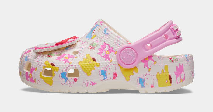 Hello Kitty And Friends Pastel Classic Clog Infant Toddler Sandals (Pink/Multicolor)